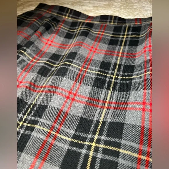 Vintage Pendleton Wool Tartan Plaid Pencil Skirt size 16 DarkAcademia Twee Prep - Picture 2 of 12